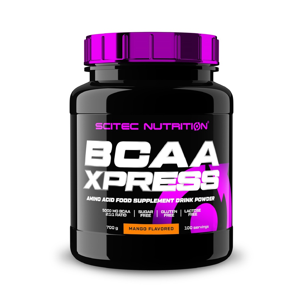 SCITEC NUTRITION BCAA XPRESS Mango (บีซีเอเอ) กรดอะมิโนช่วยฟื้นฟูร่างกาย