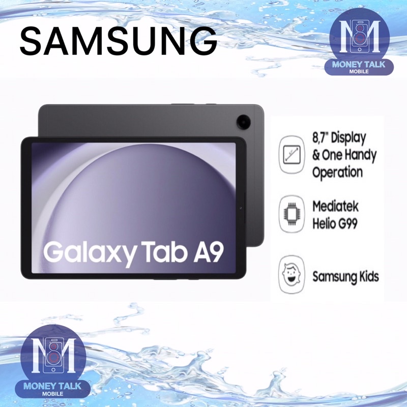 Samsung Tab A9 Sim/wifi/Tab A9+ Sim แอคแล้ว เครื่องศูนย์ไทยประกันศูนย์ไทย(ประกันเดินแล้ว)