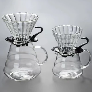 [St.Coco Cafe]ดริปเปอร์ V60 วัสดุแก้ว แท้จากญี่ปุ่น 1-2 ถ้วย/2-4ถ้วย Glass Dripper