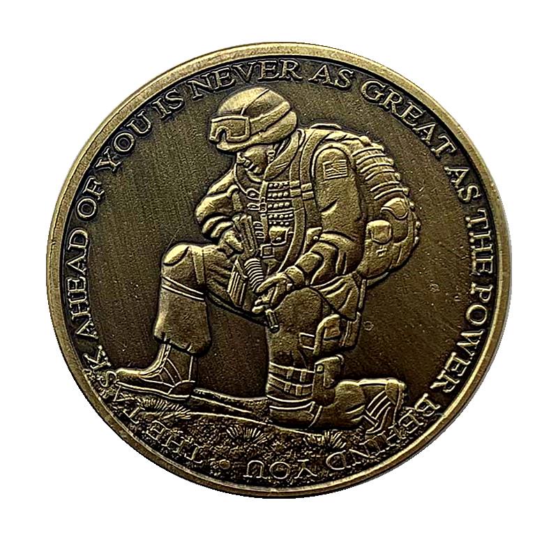 American Sniper Plated Green Bronze Medal Craft Play Coin นูนเหรียญที่ระลึก