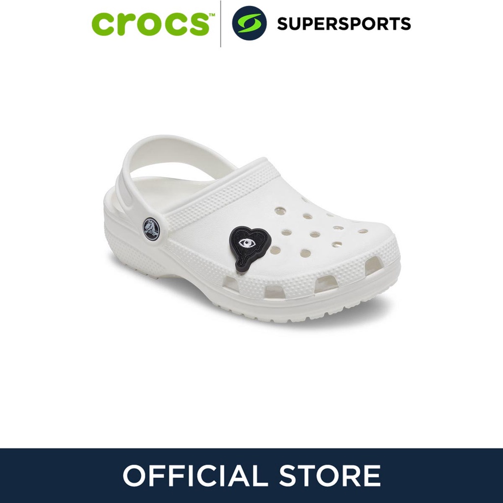 CROCS Jibbitz Dripping Black Heart Patch ตัวติดรองเท้า