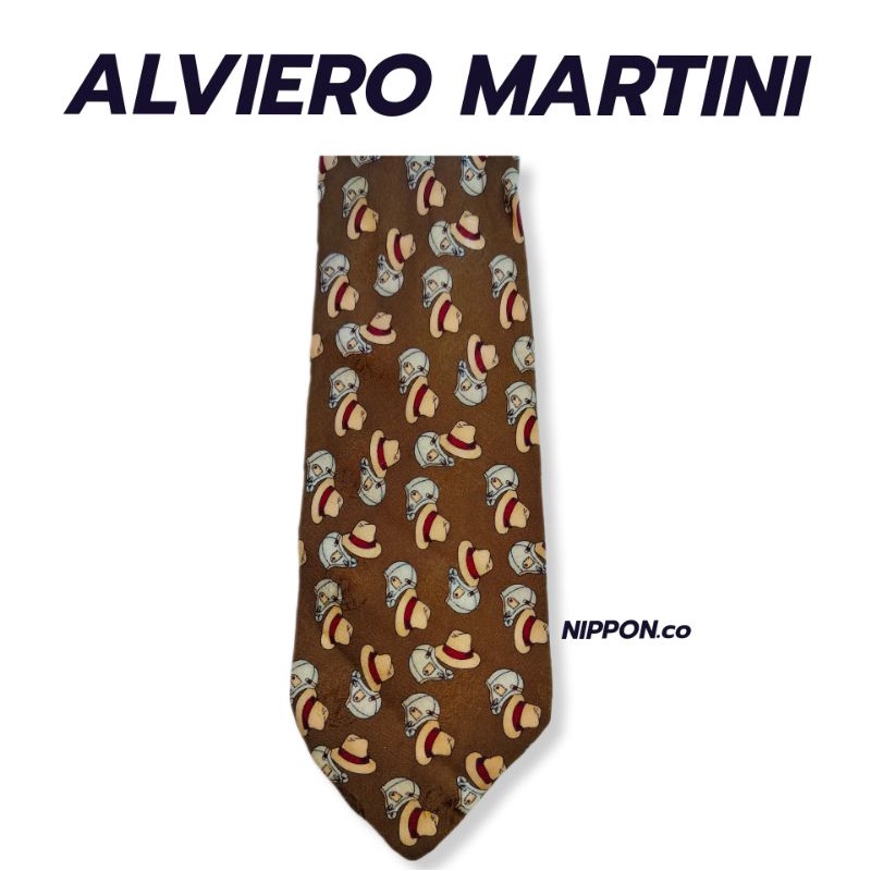 เนคไทAlviero Martiniแท้มือสอง