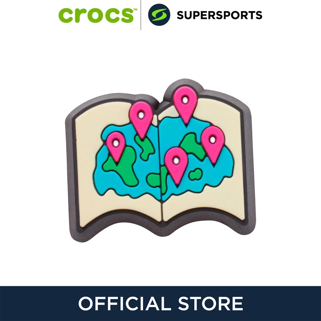 CROCS Jibbitz Marked Map ตัวติดรองเท้า