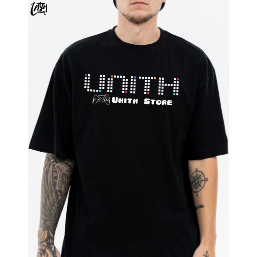 (พร้อมส่ง)เสื้อยืด OVERSIZE UX ลาย Game Store - COTTON NO.20 [UNITH STORE] UX77