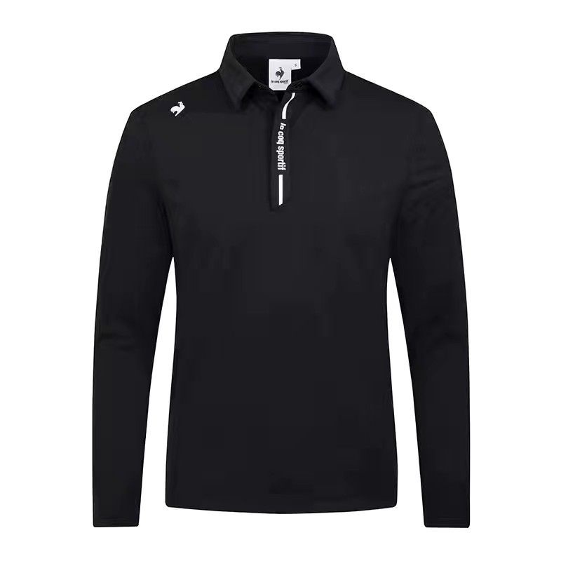 ❧Le Coq Sportif/Le Coq Golf เสื้อผ้าเสื้อยืดแขนยาวผู้ชาย 23 ฤดูใบไม้ร่วงเสื้อโปโลกีฬาที่อบอุ่น