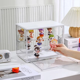กล่องใส่โมเดล กล่องใส่ art toy ตู้โชว์ตุ๊กตา ตุ๊กตาของสะสม กล่องอะคริลิค แบบใส มีหลายขนาด ใส่โมเดลได้ มีฝาปิด