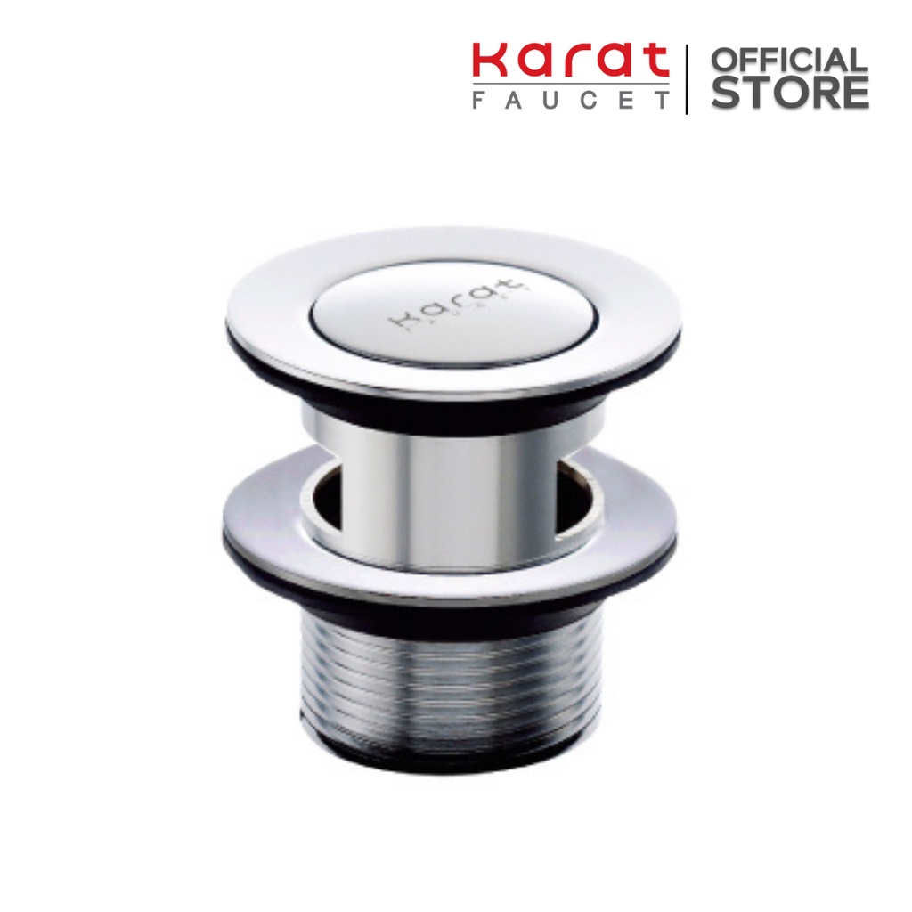 Karat Faucet สะดืออ่างล้างหน้าแบบกด (มีรูน้ำล้น) รุ่น BAD5-50