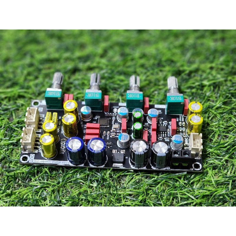 ZK-AMP Wuzhi **ของแท้** แอมป์จิ๋วคาราโอเกะ ปรีไมค์แอมจิ๋ว ไมค์โครโฟน  พรีเอฟเฟคบอร์ด DSP zk-amp dsp