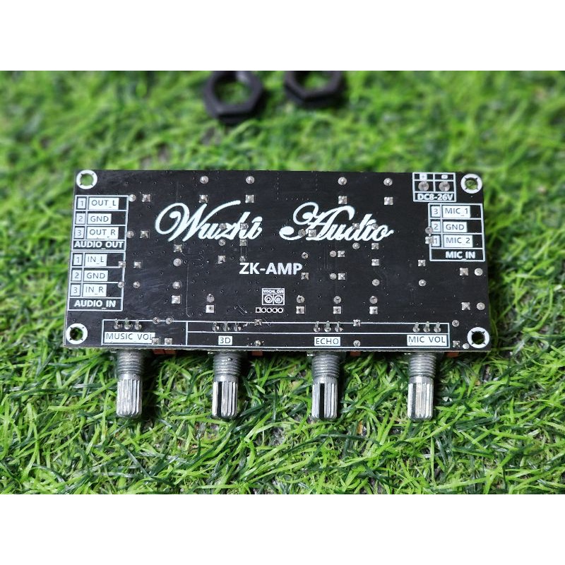 ZK-AMP Wuzhi **ของแท้** แอมป์จิ๋วคาราโอเกะ ปรีไมค์แอมจิ๋ว ไมค์โครโฟน  พรีเอฟเฟคบอร์ด DSP zk-amp dsp