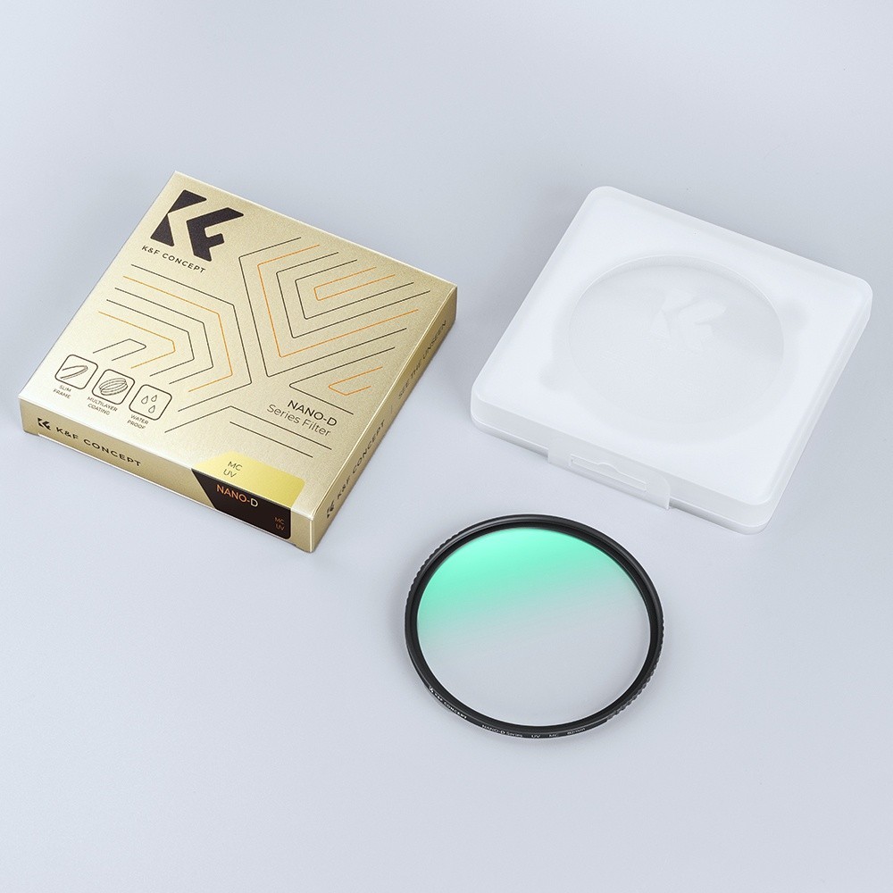 K&F CONCEPT NANO-D ซีรีส์ ฟิลเตอร์ MCUV ใสเป็นพิเศษและกันน้ำ MCUV Filter