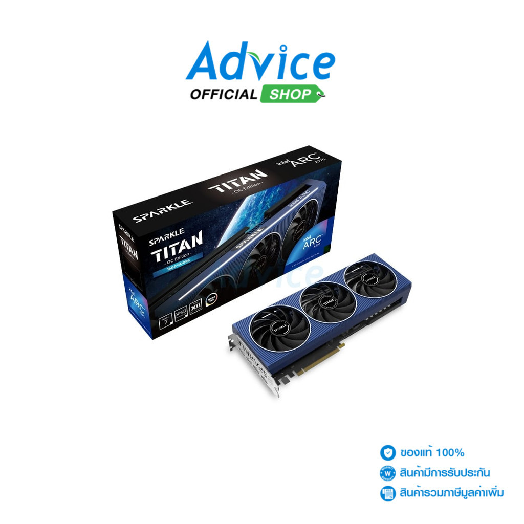 SPARKLE VGA INTEL ARC A770 TITAN OC - 16GB GDDR6 - A0155010