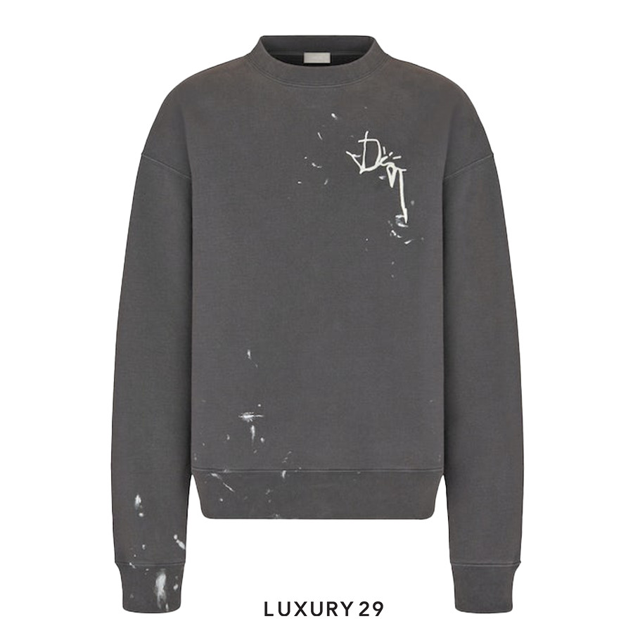Dior X CACTUS JACK Oversized Sweatshirt Gray