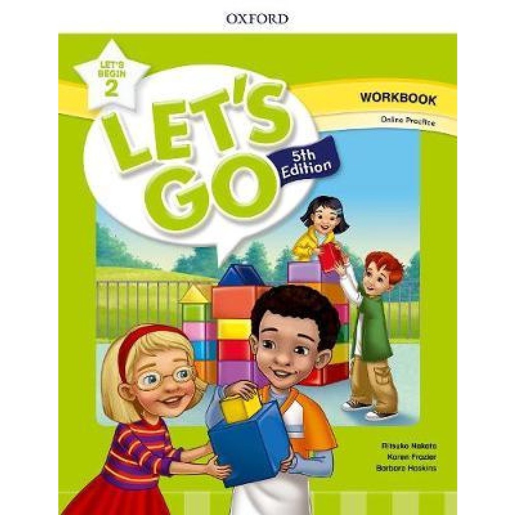 DKTODAY หนังสือแบบฝึกหัด  LET'S GO LET'S BEGIN 2:WORKBOOK WITH ONLINE PRACTICE (5ED)