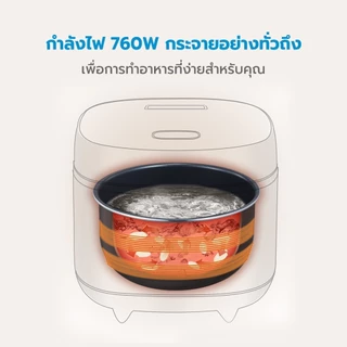 (ส่งฟรีทั่วไทย) Midea หม้อหุงข้าว ขนาด1.8ลิตร รุ่น MB-FS5020W *รับประกันสินค้า 1 ปี / รับประกันแผ่นทำความร้อน 5 ปี