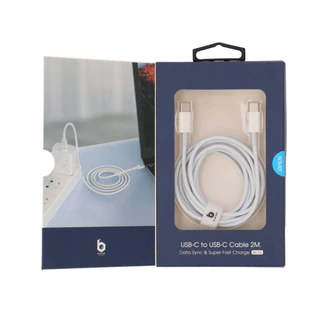 สายชาร์จ Blue Box USB-C to USB-C (PD60W) by Studio7