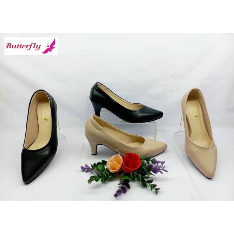 รองเท้าแฟชั่น Butterfly รุ่น9754--005 รองเท้าคัทชูหัวแหลม