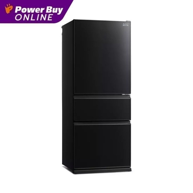 MITSUBISHI ตู้เย็น 3 ประตู (15.9 คิว, สีดำประกาย) รุ่น MR-CGX51ES-GBK