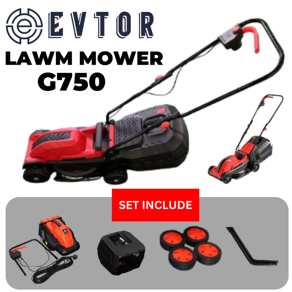 EVTOR เครื่องตัดหญ้าไฟฟ้า Lawn Movers G750 เครื่องตัดหญ้า | เมซิน โปตง รัมปุต