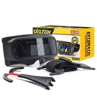 DELTON แว่นตาเชื่อม แว่นเชื่อม ปรับแสงออโต้ Automatic Welding Glasses แว่นเชื่อมเหล็ก ขาแว่นปรับได้ 4 ระดับ รุ่น DG-699