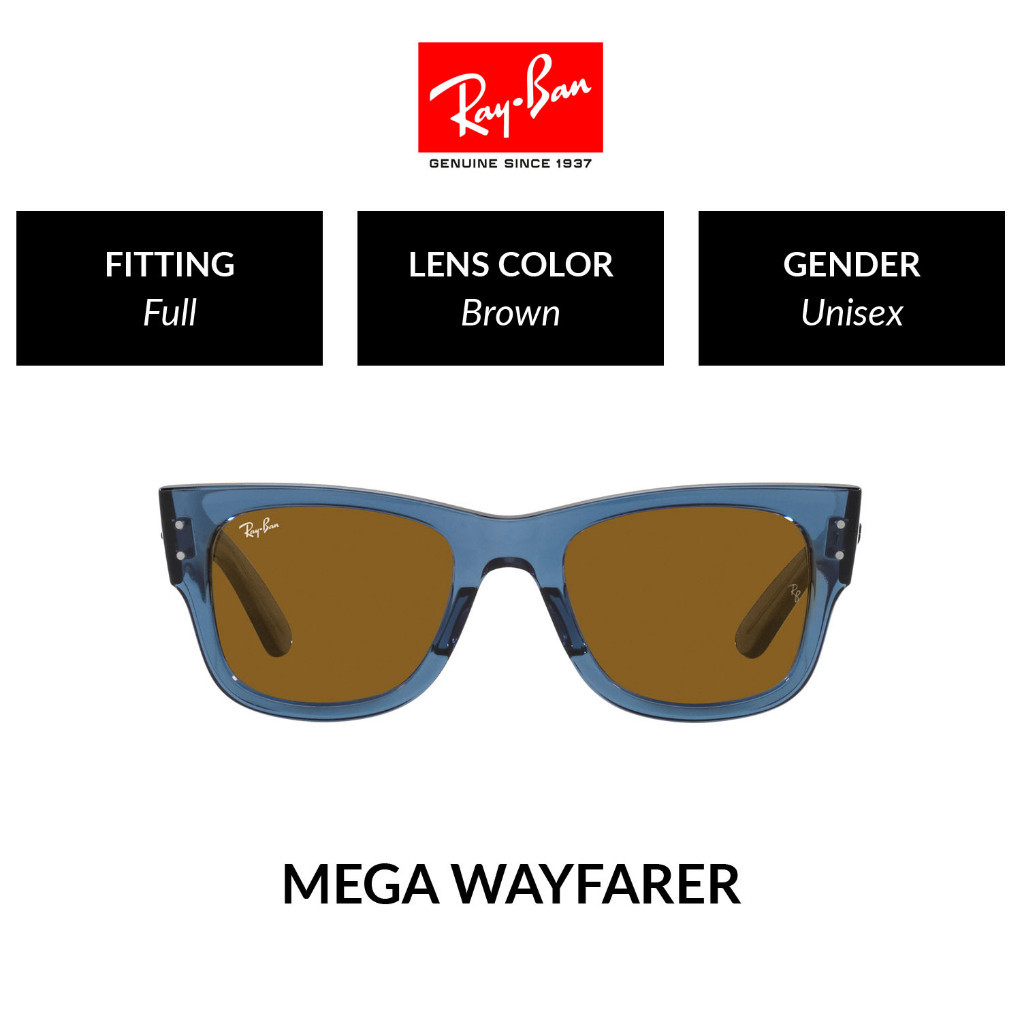 RAY-BAN MEGA WAYFARER - RB0840SF 668073 แว่นกันแดด