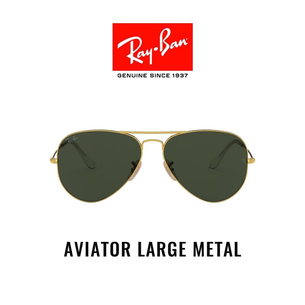 RAY-BAN AVIATOR LARGE METAL - RB3025 W3400 แว่นกันแดด