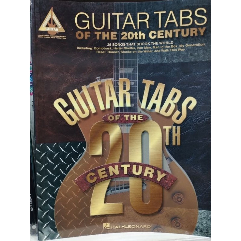 GUITAR TABS OF THE 20TH CENTURY RGV/073999376722