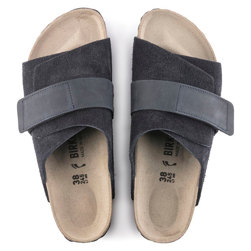 Birkenstock รองเท้าแตะ Unisex รุ่น Kyoto สี Midnight - 1020751 (regular)