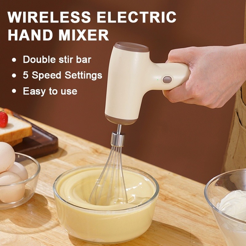 /)"Multifunctional Mini Electric Hand Mixer rechargeable Egg Beater  Hand Blender Kitchen Handheld