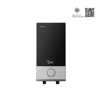 TOSHIBA เครื่องทำน้ำอุ่น 4,500 วัตต์ รุ่น DSK45ES5KB-(สีดำ) พร้อมชุดฝักบัว