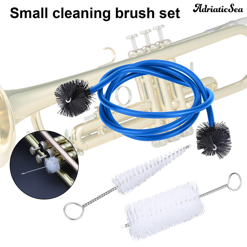 [COD]✪ชุดแปรงทําความสะอาดทรัมเป็ต ปากงู งอได้ 1 ชุด