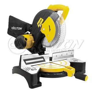 DELTON แท่นตัดองศา 10 นิ้ว รุ่น DMS-255D เลื่อยองศา รุ่นงานหนัก 2,200 วัตต์ แถมฟรี!! ใบเลื่อยตัดไม้ 10 นิ้ว 60 ฟัน 1 ใบ