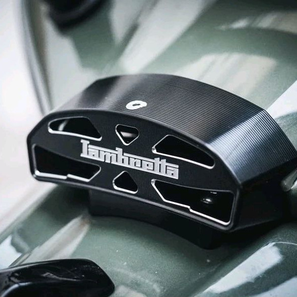 คลาสสิก!! จมูกหมู Lambretta X300 X200 X250 งานอลูมิเนียม CNC คุณภาพสูง ลงตัว เติมเต็ม ติดตั้งง่าย : Pocenti Scooters