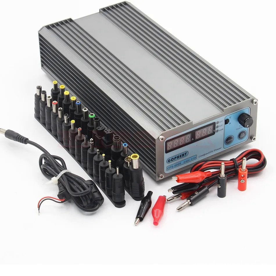 5A 60V 220V 0.01V/0.01A แหล่งจ่ายไฟ DC แบบปรับได้แบบดิจิตอล
