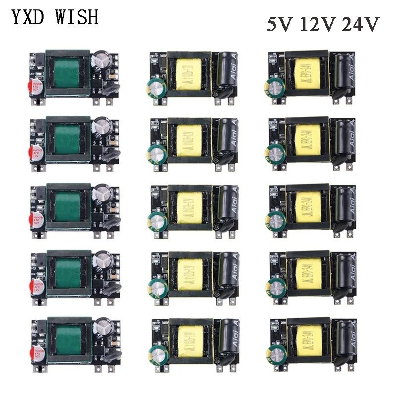 AC-DC 5V 2000mA 12V 1000mA 24V 500mA 10W Precision Buck Converter AC 220V ถึง5V 12V DC Step Down Tra
