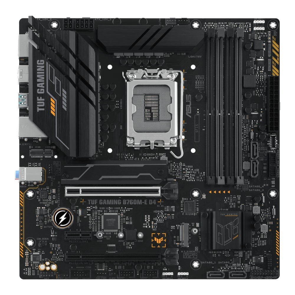 MAINBOARD ASUS TUF GAMING B760M-E D4 (DDR4) (SOCKET LGA 1700) (MICRO-ATX)