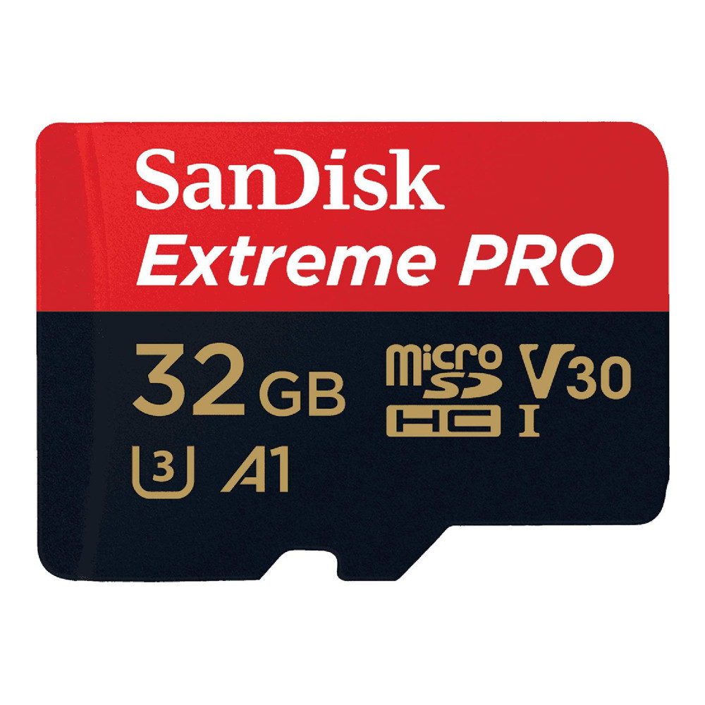 32 GB MICRO SD CARD SANDISK SDHC EXTREME PRO CLASS 10 (SDSQXCG-032G-GN6MA)