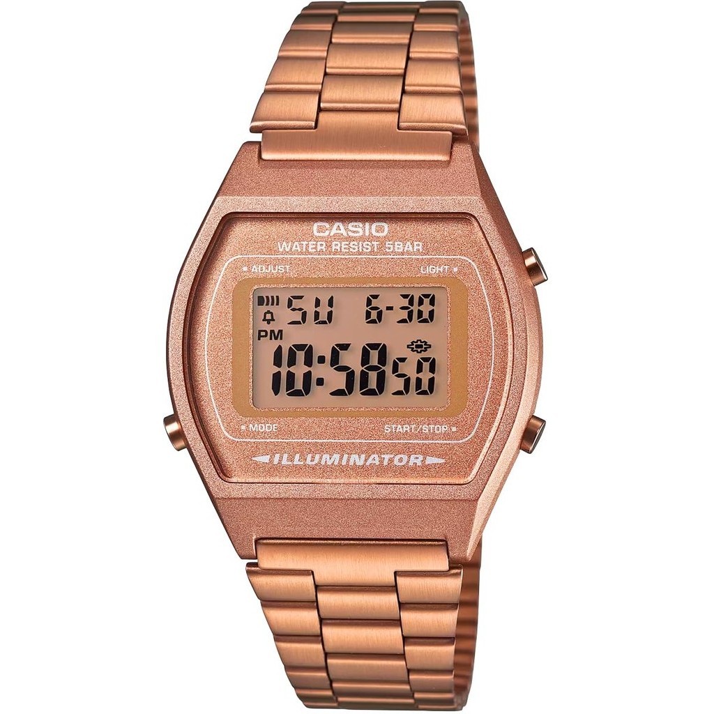 [Direct Japan] [Casio] CASIO Digital Watch Vintage Series B640WC-5A Unisex Rose Gold Overseas Model [Parallel Import]