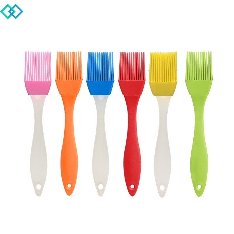Qt แปรงซิลิโคน สําหรับทาน้ํามัน เนย ซอส บาร์บีคิว 1 ชิ้น สุ่มสี