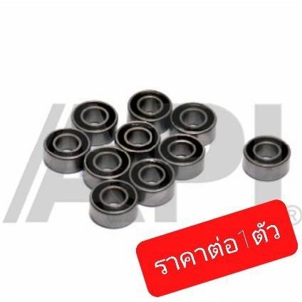 R1560VV 6962RS 696 ลูกปืนเม็ดจิ๋ว ขนาดมินิ NB BY API ปิดยาง กันฝุ่น ขนาด 6x15x5 mm. mini size