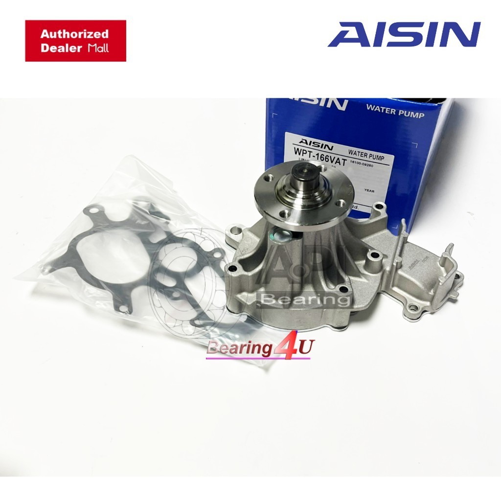 AISIN ปั้มน้ำ TOYOTA VIGO 1KD 2KD WPT-166 VAT AISIN 166 โตโยต้า วีโก้ ดีเซล VIGO 05-07 2.5D 2KD