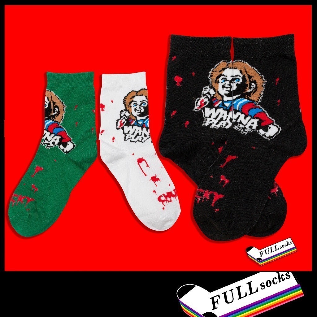 ถุงเท้า ชัคกี้ ขนาด Free Size CHUCKY Socks
