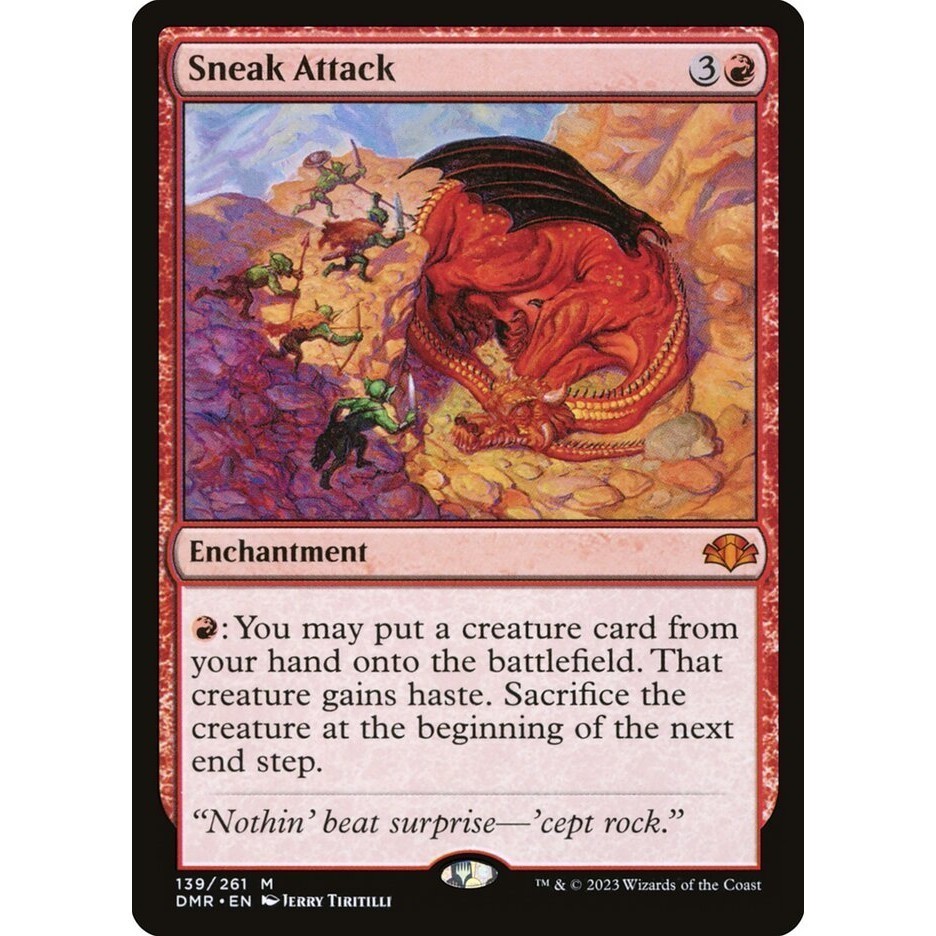 [Dominaria Remastered] - [DMR] - [Sneak Attack] - (M) - [2023]