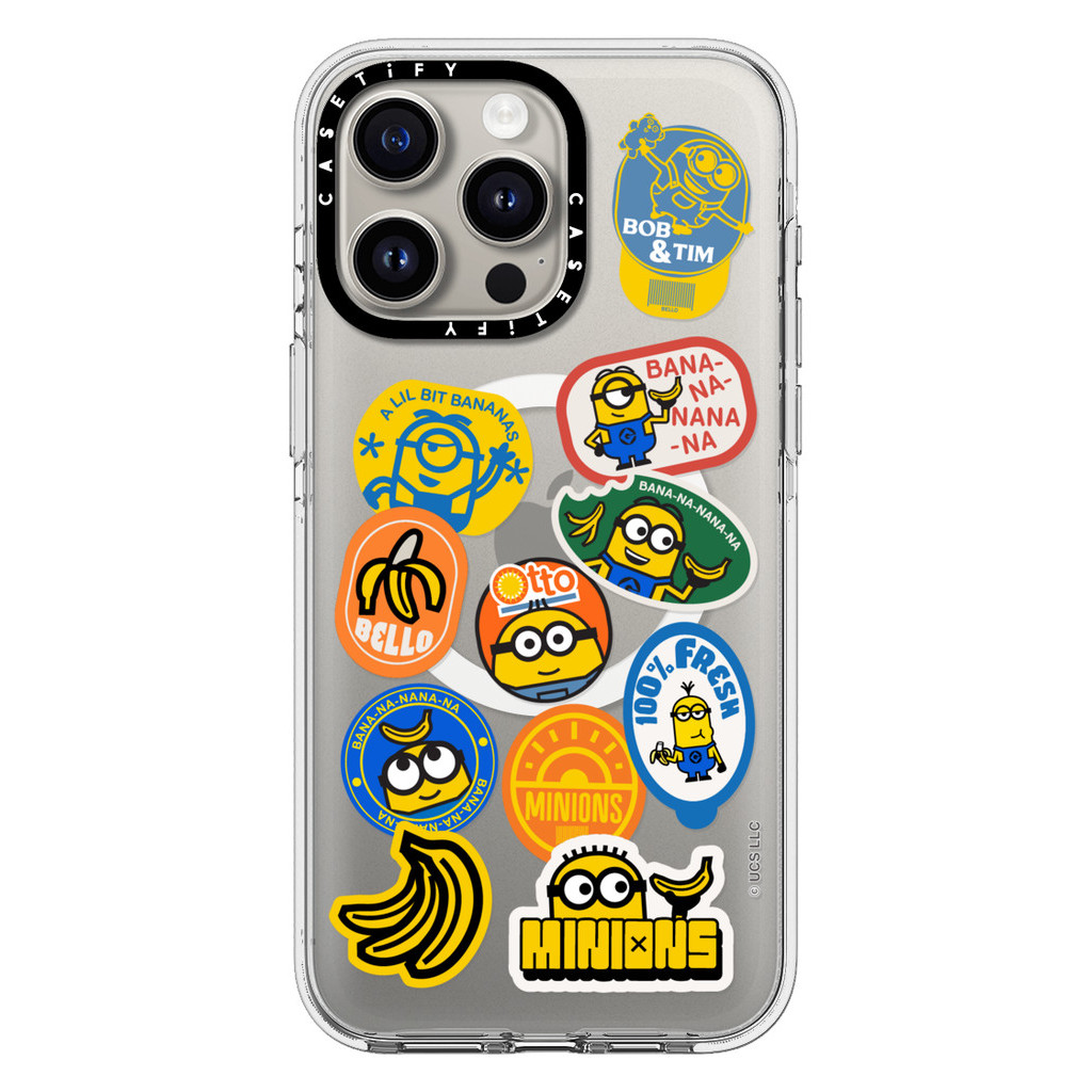 [พร้อมส่ง] CASETiFY | Minions Banana Sticker Case