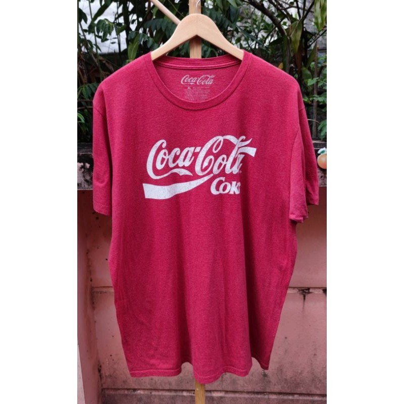 เสื้อยืดวินเทจ Coca cola (มือสอง) size XL 23"/31" ผ้า60/40 ตอกปี2013