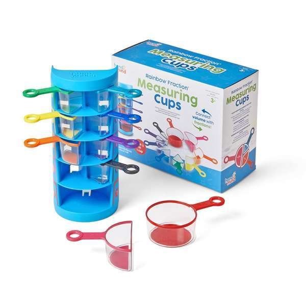 Rainbow Fraction® Measuring Cups 9-Piece Set ชุดถ้วยตวง เซตสีรุ้ง 9 ชิ้น