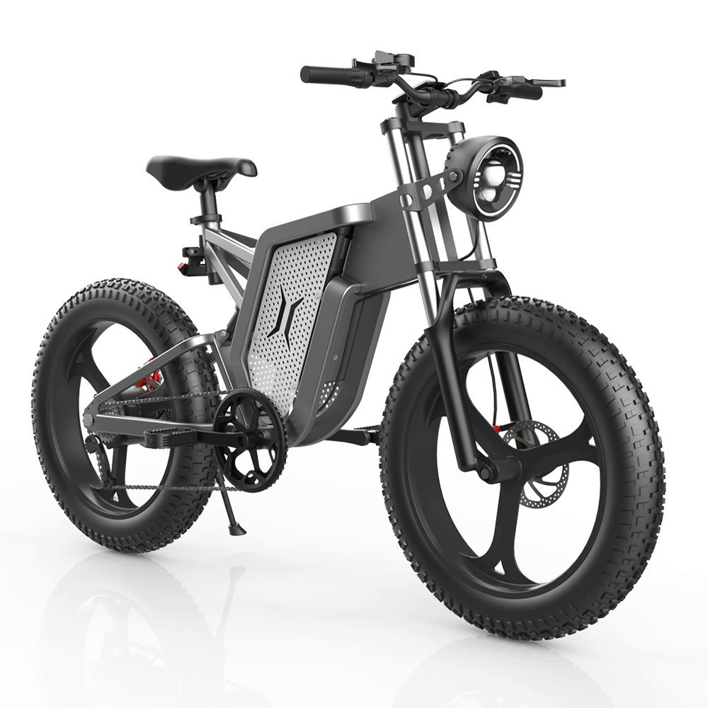 X20จักรยานไฟฟ้า20นิ้วไขมันยางปิดถนน Ebike 2000วัตต์48โวลต์35AH ที่มีประสิทธิภาพภูเขารถจักรยานไฟฟ้าสำหรับผู้ใหญ่ขี่จักรยา