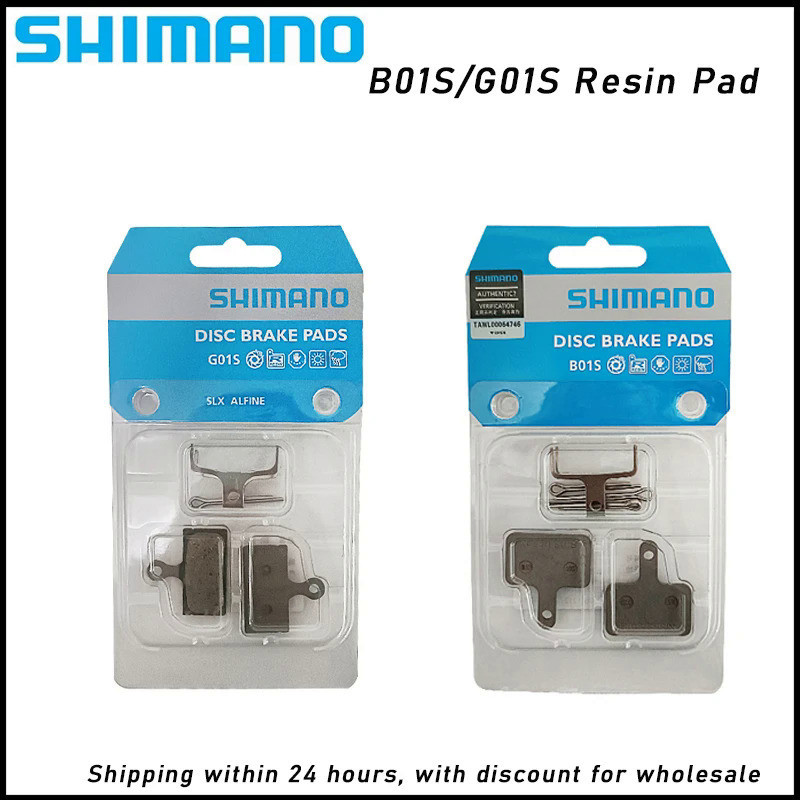 SHIMANO G01S MTB จักรยานแผ่นดิสก์เบรค B01S G01S เรซิ่น Pad สำหรับ MT200 B01S M445 M475 M6000 M7000 M