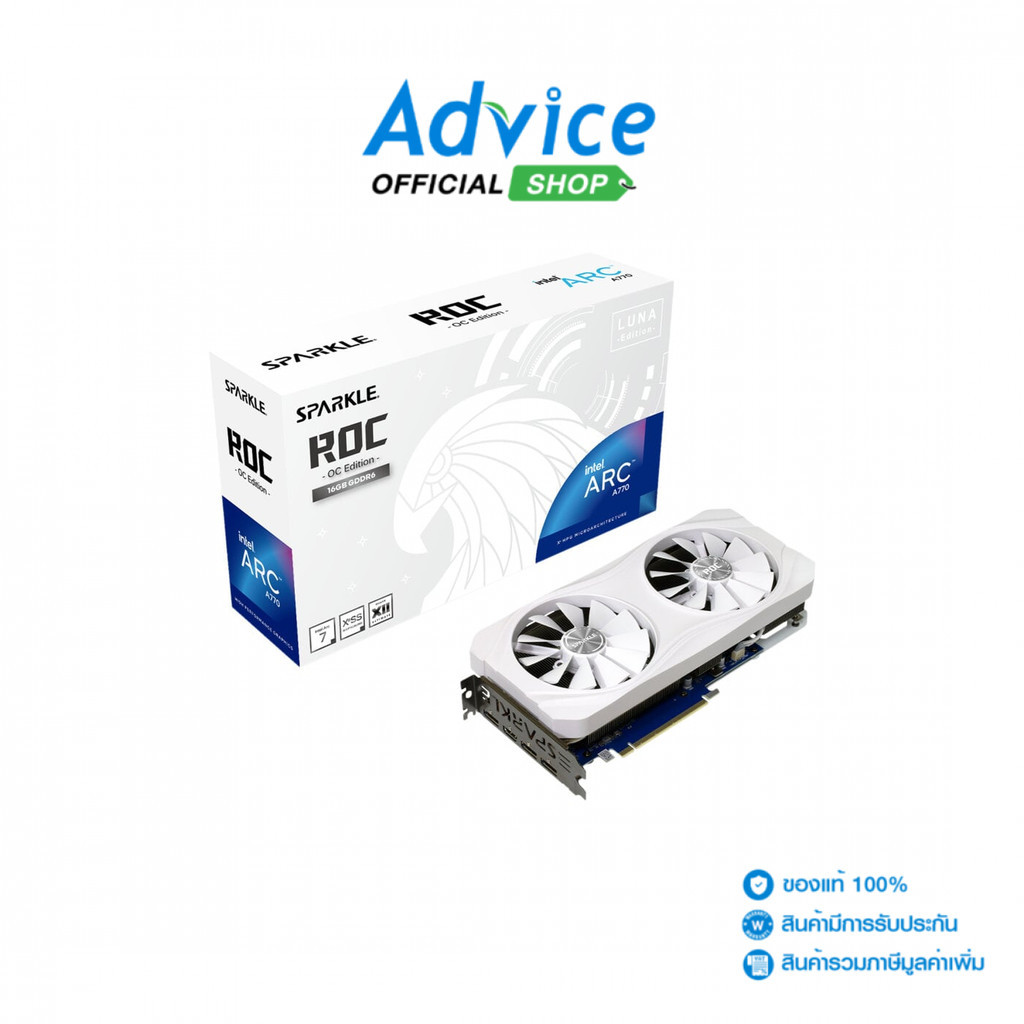 SPARKLE VGA INTEL ARC A770 ROC LUNA OC - 16GB GDDR6 - A0159668