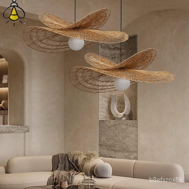 Wa Jifeng Chandlamp B & B Tea Room สไตล์ญี่ปุ่นหวายสานมือห้องนอนห้องนั่งเล่น Creative Restaurant Cha