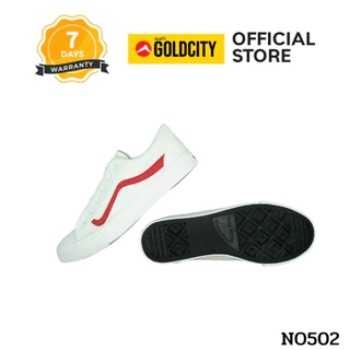 GOLDCITY รองเท้าผ้าใบ แฟชั่น แบบผูกเชือก UNISEX ใส่สบาย น้ำหนักเบา กันลื่น (37-45) รุ่น NO502